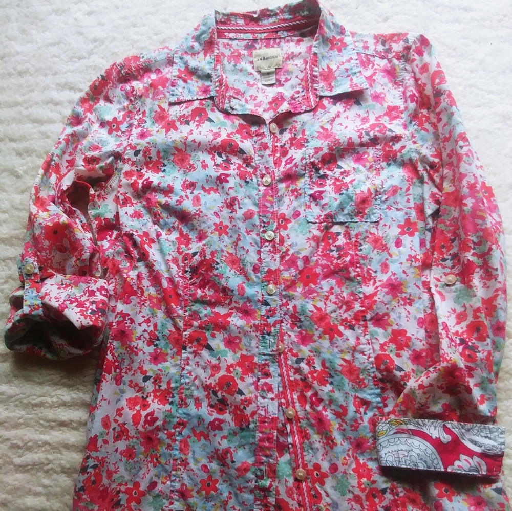 Bass button up shirt